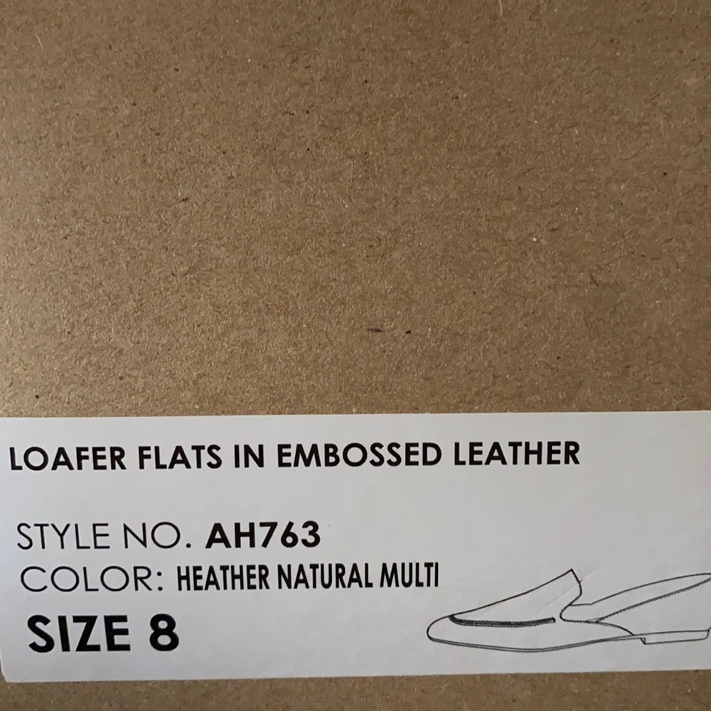 Madewell loafer flats in Embossed Leather